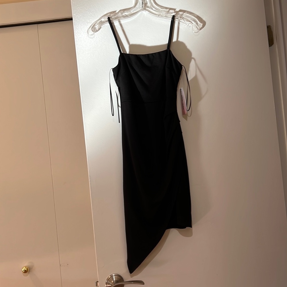 NWT SUNSET + SPRING Black Cocktail Dress